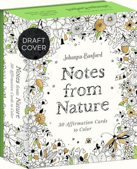 Johanna Basford's Notes from Nature: 30 Affirmations Cards to Color