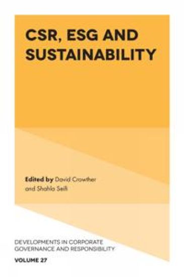 Kansikuva: CSR, ESG and Sustainability