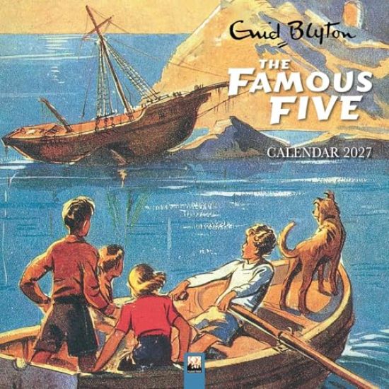 Enid Blyton: The Famous Five Wall Calendar 2027 (Art Calendar)