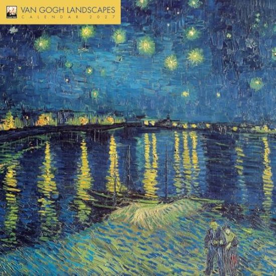 Vincent van Gogh Landscapes Wall Calendar 2027 (Art Calendar)