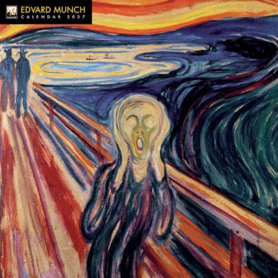 Edvard Munch Wall Calendar 2027 (Art Calendar)