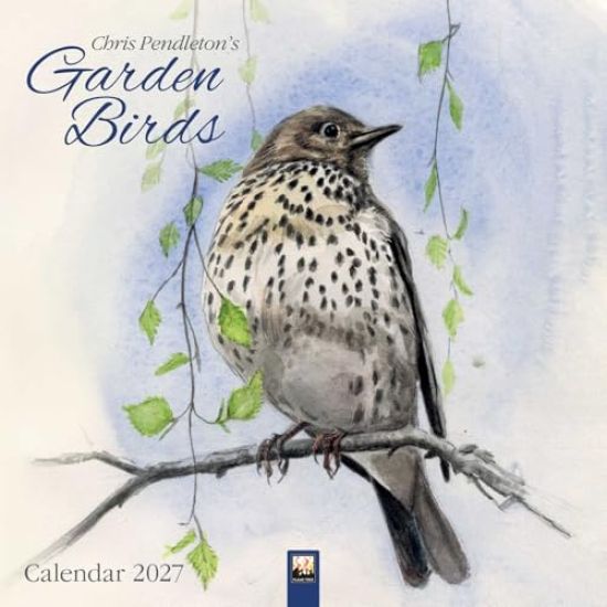 Chris Pendleton's Garden Birds Wall Calendar 2027 (Art Calendar)