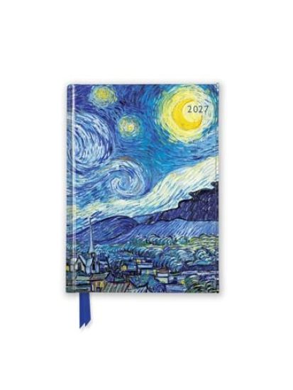 Vincent van Gogh: The Starry Night 2027 Luxury Pocket Diary Planner - Week to View