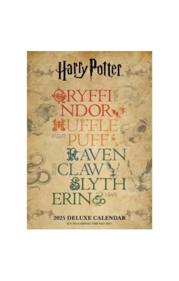 Harry Potter Month to View A3 Deluxe Calendar Official Product 2025