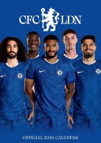 Official Chelsea FC Men's Team 2026 A3 Calendar