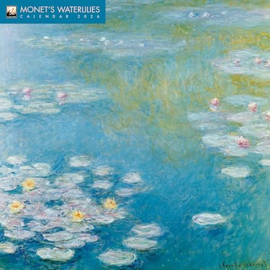 Monet's Waterlilies Wall Calendar 2026 (Art Calendar)