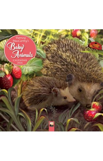 Patricia MacCarthy's Baby Animals Wall Calendar 2026 (Art Calendar)