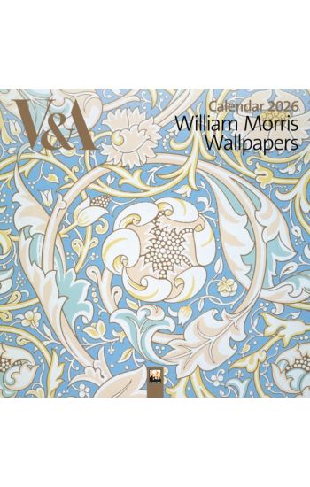 V&A: William Morris Wallpapers Wall Calendar 2026 (Art Calendar)