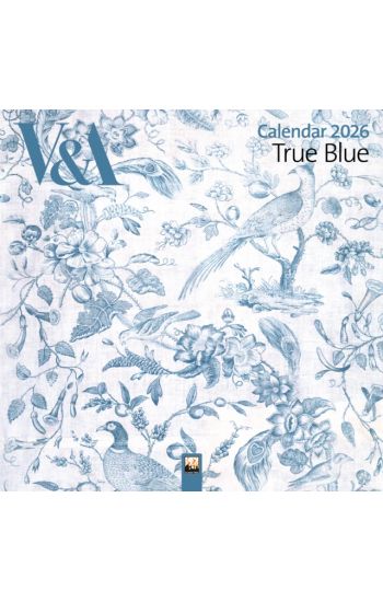 V&A: True Blue Wall Calendar 2026 (Art Calendar)