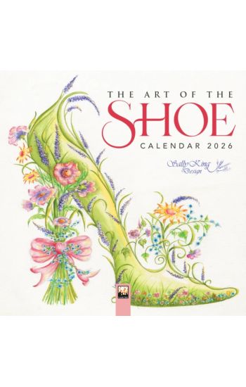 The Art of the Shoe by Sally King Design Mini Wall Calendar 2026 (Art Calendar)