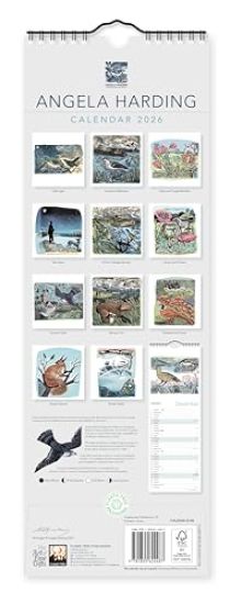 Angela Harding Slim Calendar 2026 (Art Calendar)