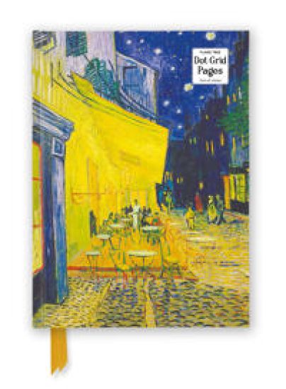 Vincent van Gogh: Café Terrace (Foiled Dot Grid Journal)