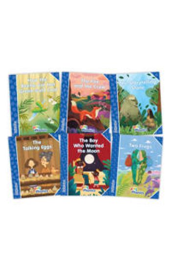 Jolly Phonics Folktales Blue Readers (Level 4) Complete Set (1-6)
