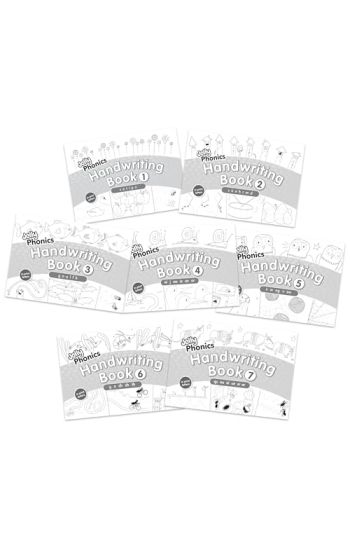 Jolly Phonics Handwriting Books Complete Set (1-7): In Print Letters (American English Edition)