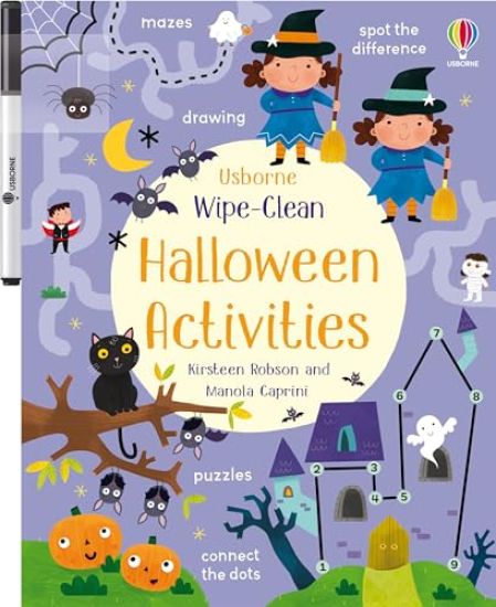 Wipe-Clean Halloween Activities: A Halloween Book for Children