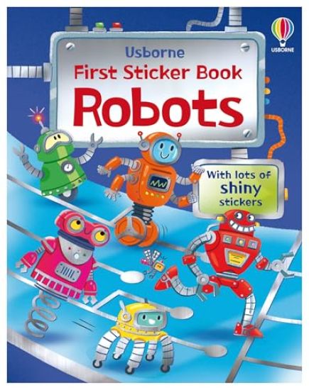 First Sticker Books Robots