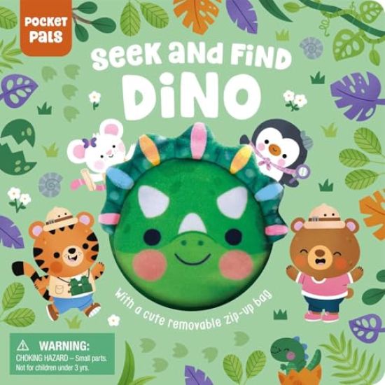 Pocket Pals: Seek and Find Dino: With a Cute Removable Zip-Up Bag
