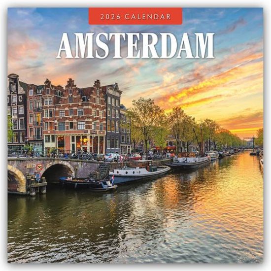 Amsterdam 2026 - 16-Monatskalender