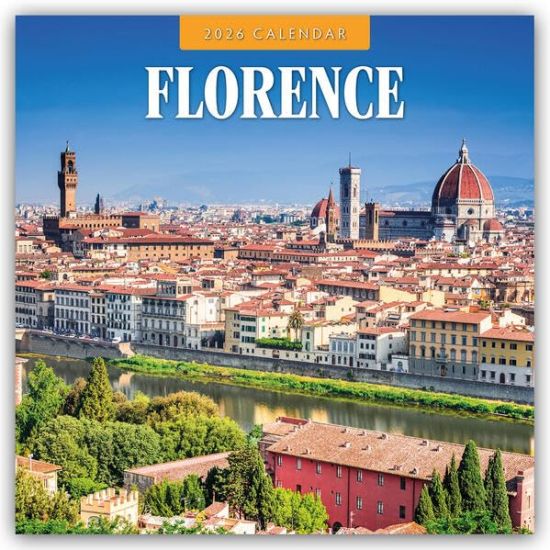 Florence - Florenz 2025 - 16-Monatskalender