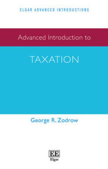 Advanced Introduction to Taxation