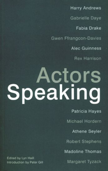 Actors Speaking