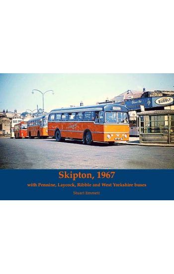 Skipton 1967, with Pennine, Laycock, Ribble and West Yorkshire buses