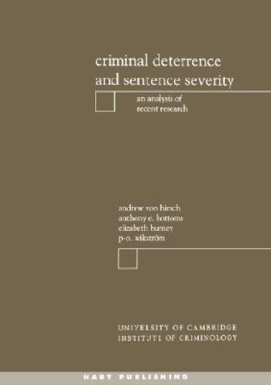 Criminal Deterrence and Sentencing Severity