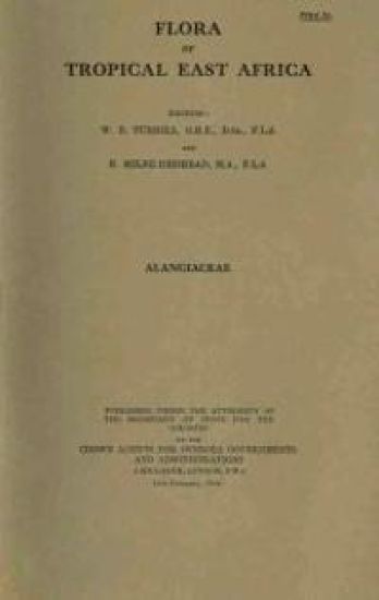 Flora of Tropical East Africa: Alangiaceae