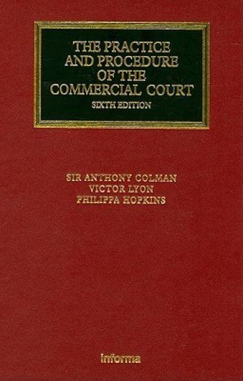 The Practice and Procedure of the Commercial Court