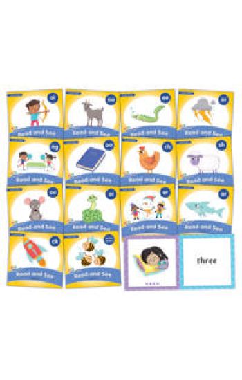 Jolly Phonics Read and See, Pack 2: In Print Letters (American English Edition)