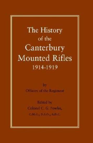 History of the Canterbury Mounted Rifles 1914-1919