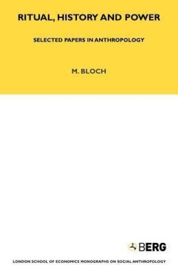 Ritual, History and Power