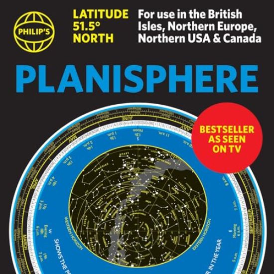 Philip's Planisphere (Latitude 51.5 North)