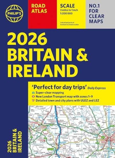2026 Philip's Road Atlas Britain & Ireland