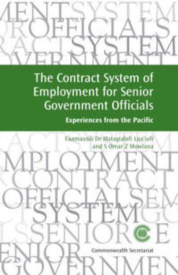 The Contract System of Employment for Senior Government Officials