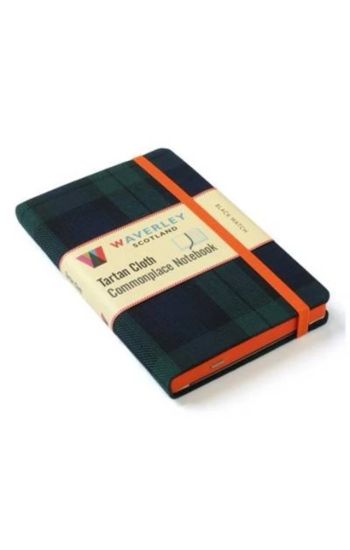 Waverley (M): Black Watch Tartan Cloth Commonplace Notebook