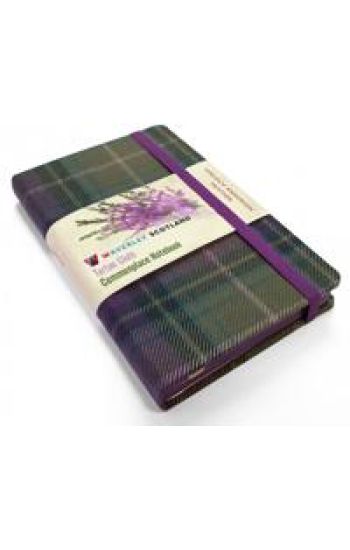 Waverley S.T. (M): Heather Pocket Genuine Tartan Cloth Commonplace Notebook