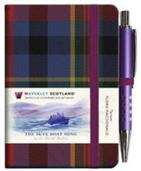 Skye Boat Song Tartan Notebook (mini with pen)