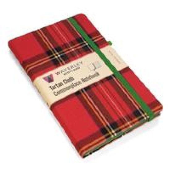 Waverley (L): Royal Stewart Tartan Cloth Large Commonplace Notebook