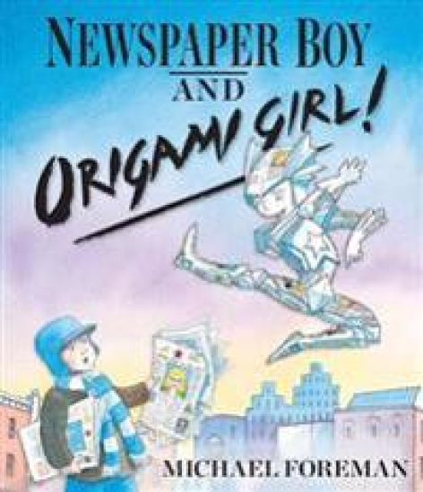 Newspaper Boy and Origami Girl