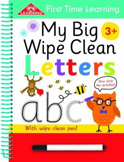 First Time Learning Wipe Clean-Letters