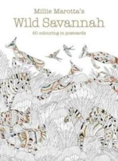 Millie Marotta's Wild Savannah Postcard Box