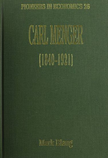 Carl Menger (1840–1921)