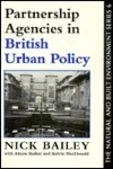 Partnership Agencies In British Urban Policy
