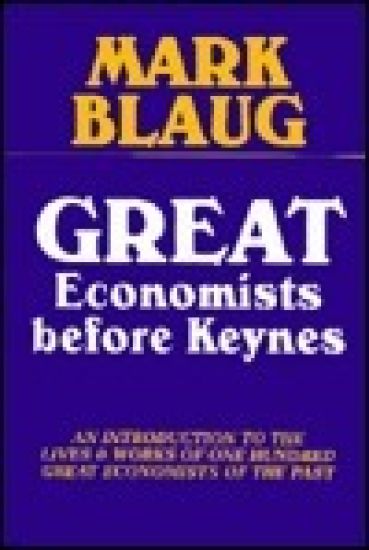 Great Economists before Keynes