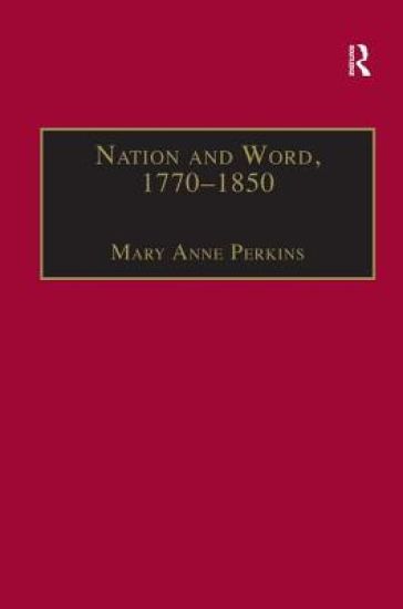 Nation and Word, 1770–1850