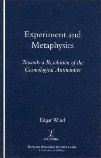 Experiment and Metaphysics
