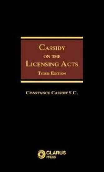 Cassidy on the Licensing Acts
