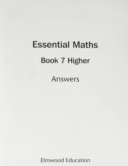 Essential Maths 7 Higher Answers