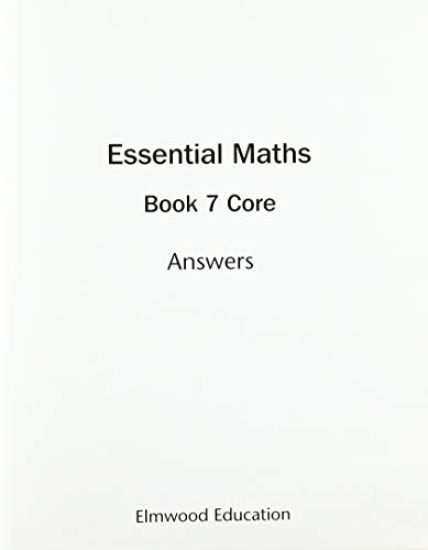 Essential Maths 7 Core Answers